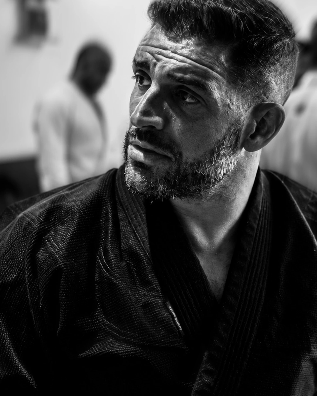 Close em preto e branco de Daniel Affini